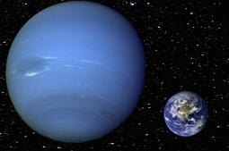 Planeten im Sonnensystem - Erde Neptun